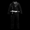 GROUND FORCE Basic Gi v2 Black + Withe Belt Photo 1